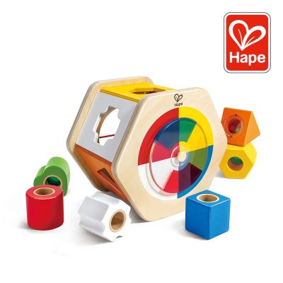 奇哥官方旗艦 德國Hape 多彩分類積木盒