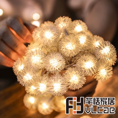 Fit Vitae羋恬家居 節慶居家佈置LED燈飾(暖白蒲公英-5m)