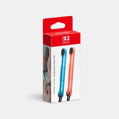 Nintendo Switch 2 Joy-Con 2 腕帶 淺藍色／淺紅色