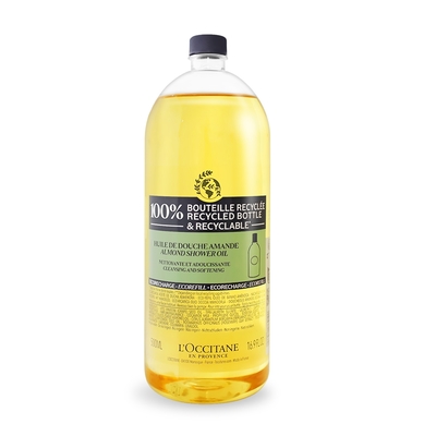 L'OCCITANE歐舒丹 L OCCITANE 歐舒丹 杏仁沐浴油補充瓶500ml