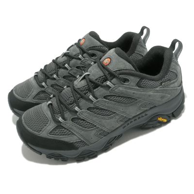 Merrell 戶外鞋 Moab 3 GTX 男鞋 灰 黑 Gore-Tex 防水 避震 黃金大底 真皮 登山鞋 ML035799