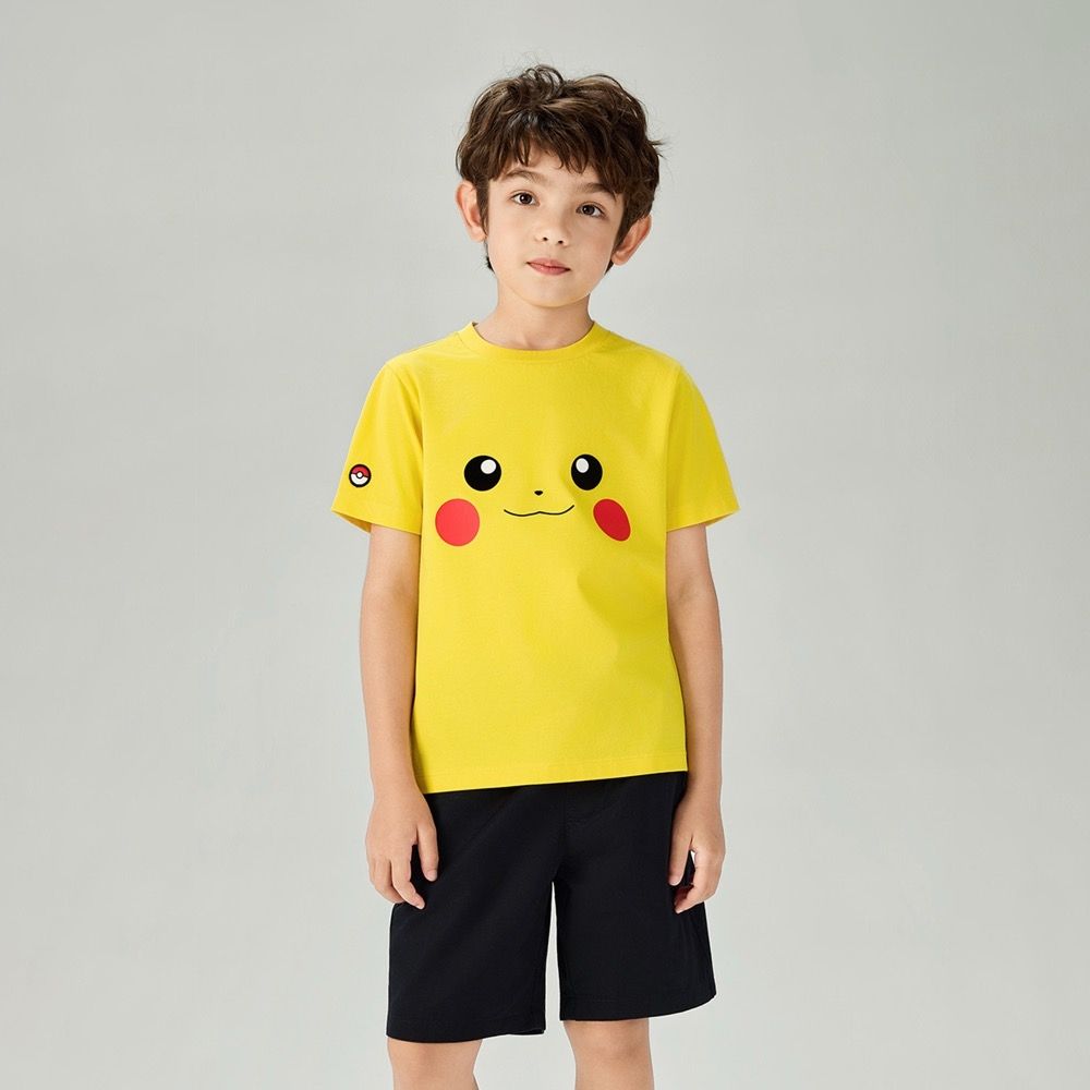 GIORDANO 童裝寶可夢印花短袖T恤 Pokémon系列