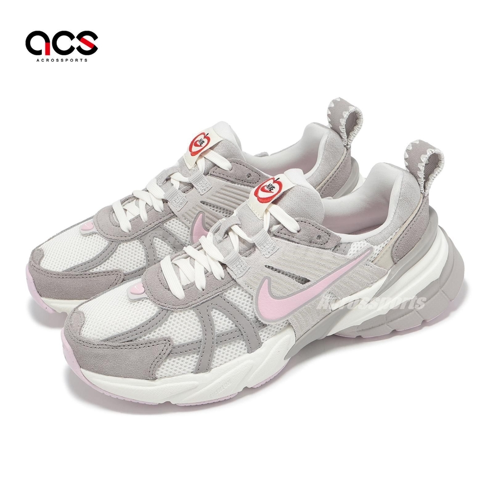 Nike 休閒鞋Wmns V2K Run 女鞋灰粉紅米白復古緩震HV5997-161 | 休閒鞋 