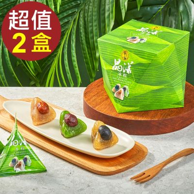 超比食品 甜點夢工廠-晶漾冰粽6入禮盒 X2盒