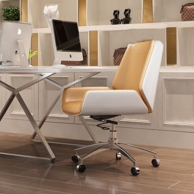 Hyman PluS+ 黛芙妮質感無扶手可調式曲木電腦椅/主管椅-鋼琴烤漆款(耐重130KG鋁合金椅腳)