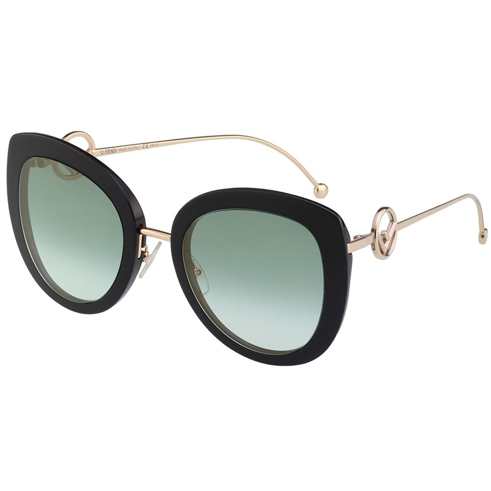 FENDI 太陽眼鏡(黑色)FF0409S
