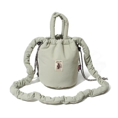 Cobmaster COB PADDED-MUFFIN DRAWSTRING SHOULDER BAG 側背包 GRAY 813585000084