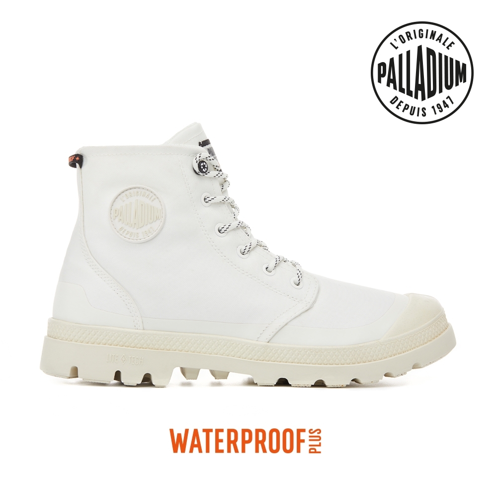 PALLADIUM PAMPA RCYCL LITE+WP+ ZIP再生科技輕量拉鍊橘標防水靴-中性 多款任選 (白)