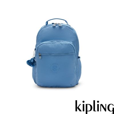 『首爾包』Kipling (網路獨家款)復古藍機能手提後背包-SEOUL LAP