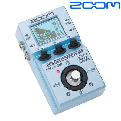 【美品】ZOOM MS-70CDR + MS-70CDR MultiStomp Chorus / Delay / Reverb Pedal | ZOOM