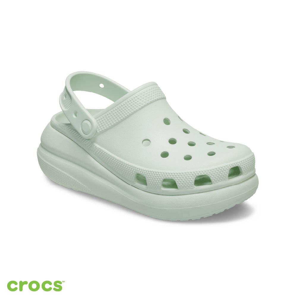 Crocs卡駱馳 (中性鞋)  Crush 泡芙 經典洞洞鞋 Clog克駱格 中性鞋-薄荷綠色 207521-3YF
