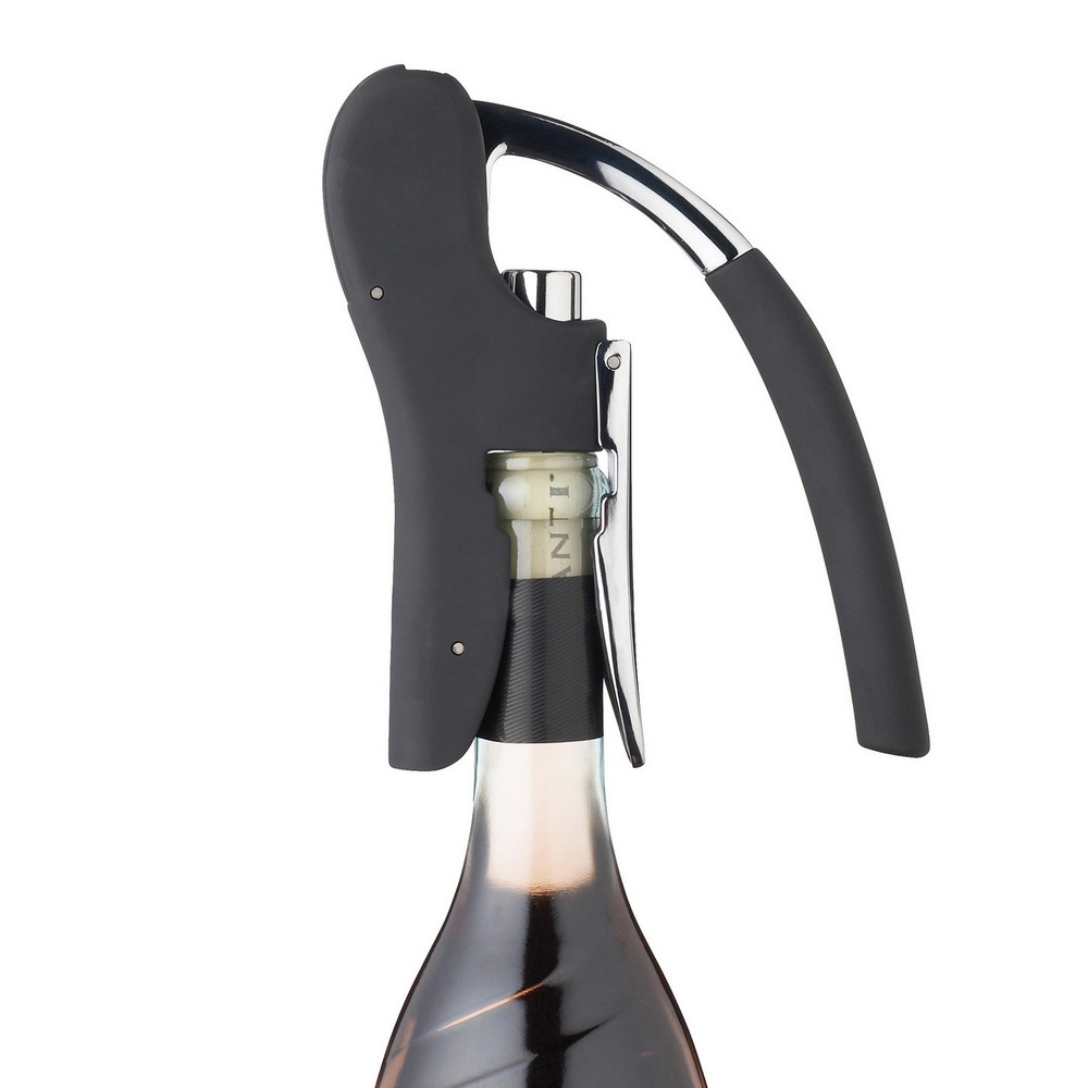 KitchenCraft》鋁箔刀+下壓省力開酒器- 紅酒白酒開瓶器| 酒器配件/酒架