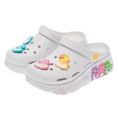 SKECHERS 女鞋 健走系列 CARE BEARS涼拖鞋 MAX CUSHIONING FOAMIES(800039WHT)
