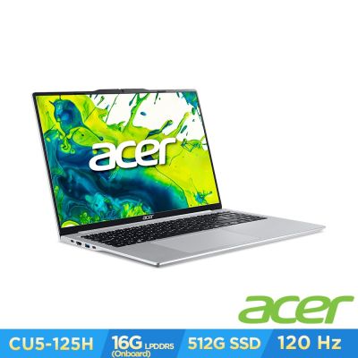 Acer 宏碁 Aspire Lite AL16-74P-5985 16吋效能筆電(CU5-125H/16GB/512GB/Win11)