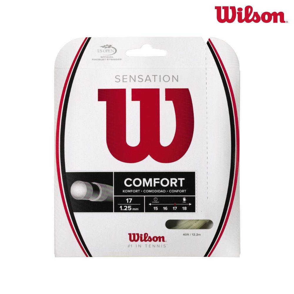【Wilson威爾森】Sensation 17 網球線 舒適型軟線