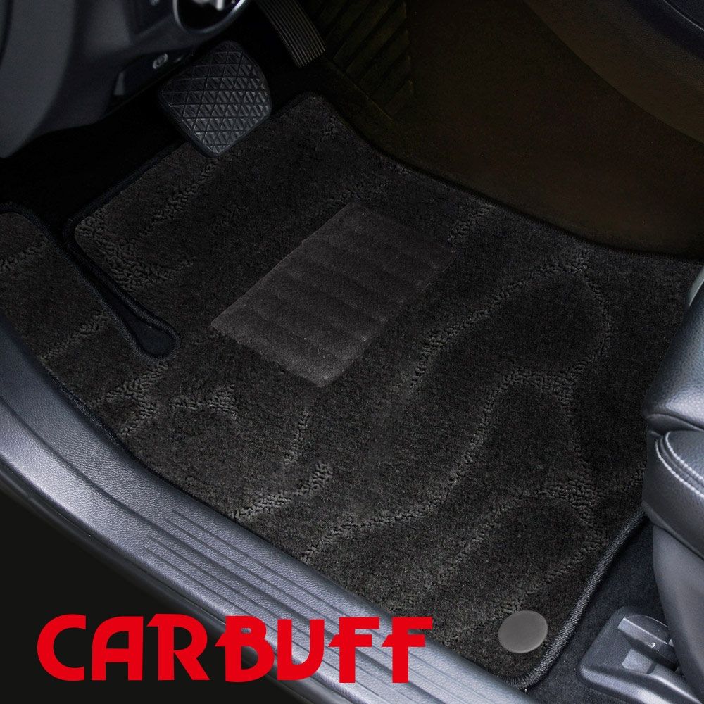 CARBUFF 雪絨汽車腳踏墊 Honda CRV 六代(2023/08~) 適用/黑色