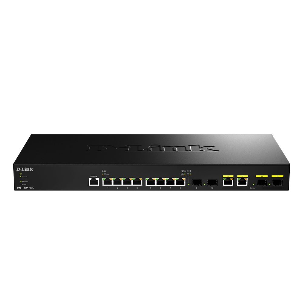 投網 D-LINK 友訊DXS-1210-12TC 10G Multi-Giga L2智慧網管交換器昌運監視器