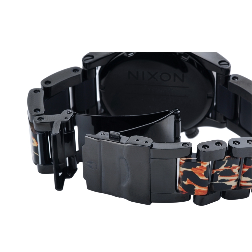 Chrono Watch Nixon Leopard Watch NIXON ヒョウ柄 クォーツ腕時計