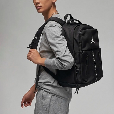 Nike 後背包 Jordan Sport 黑 喬丹 後背包 雙肩背 筆電包 15吋 製鞋隔層 JD2313005GS-001