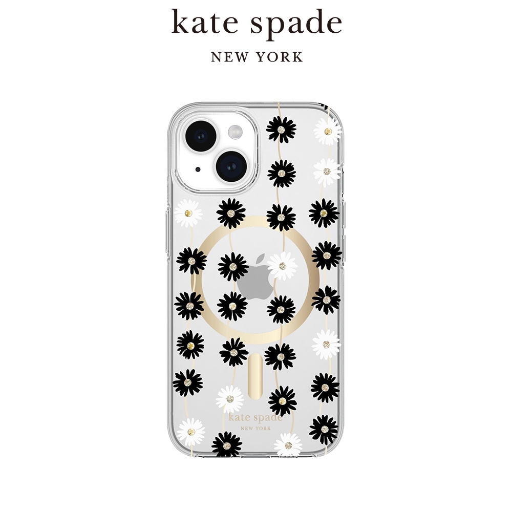 【kate spade】iPhone 15 MagSafe 精品手機殼 雛菊花戀