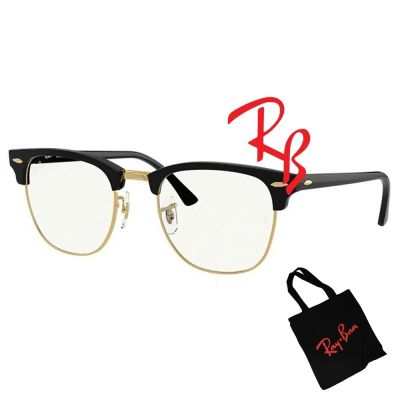 【RayBan 雷朋】全日配戴抗UV 濾藍光膜層鏡片 RB3016 901/BF 51mm 黑眉金框 公司貨(搭贈RAY BAN托特包)