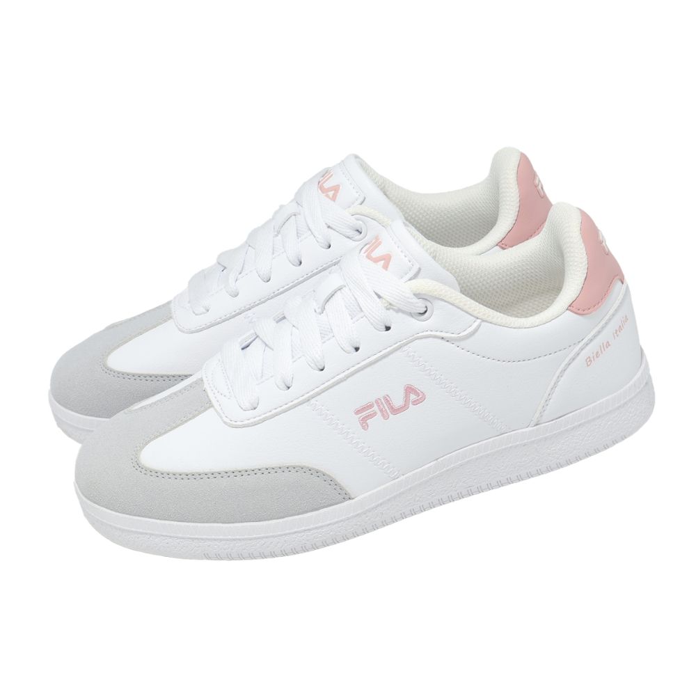 Fila 休閒鞋 C920Z 女鞋 白 粉紅 皮革 板鞋 運動鞋 5C920Z145