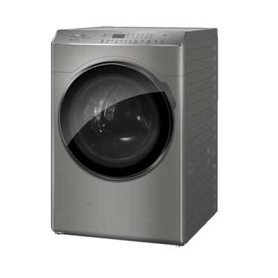 Panasonic國際牌19公斤變頻滾筒洗脫烘炫亮銀洗衣機NA-V190RDH-S