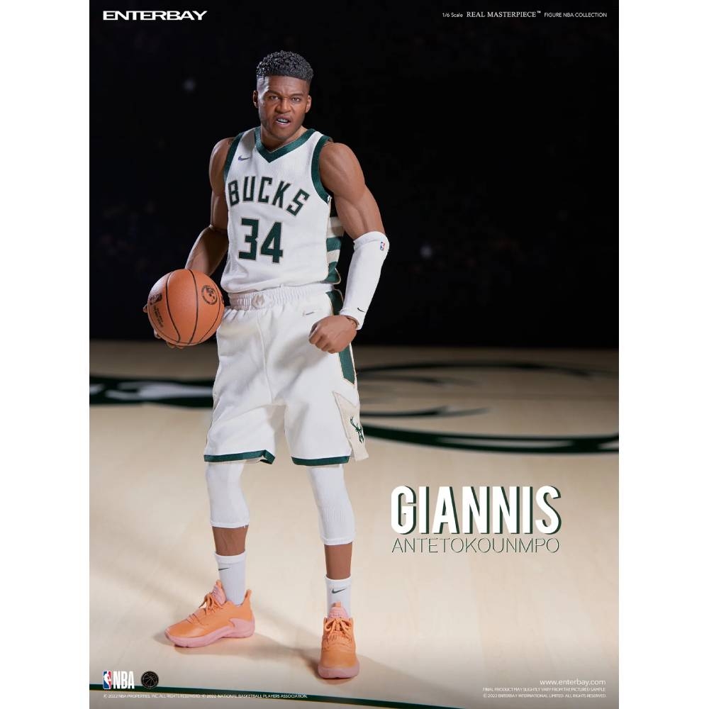 ENTERBAY 1/6 NBA公仔公鹿隊Giannis Antetokounmpo -RM-1088 | 玩偶