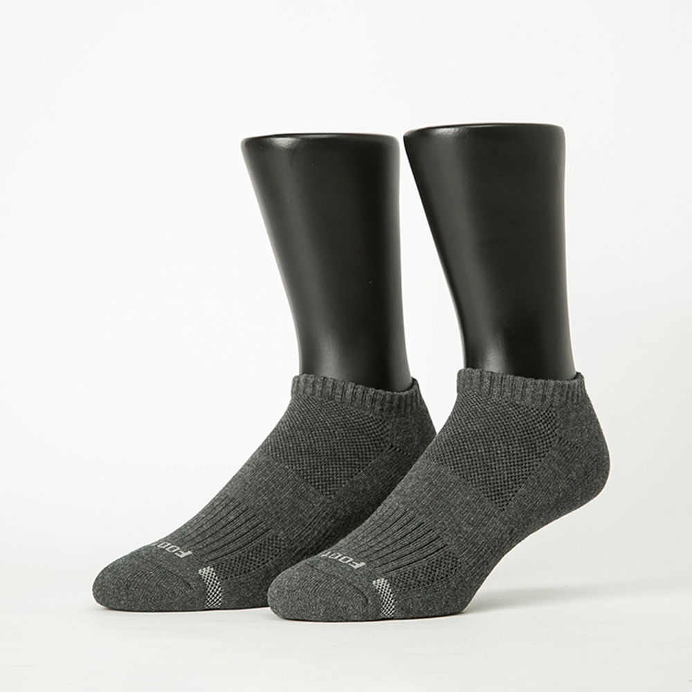 FOOTER除臭襪【6入-男女款】單色運動逆氣流氣墊船短襪(T31M/L/XL) (XL 26-29cm)