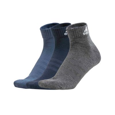 adidas 休閒襪 T SPW ANK Socks 黑 灰 藍 襪子 短襪 運動襪 愛迪達 3雙入 IP0405