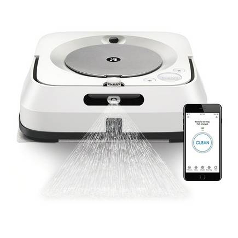 美國iRobot Braava Jet m6 串聯科技&智慧地圖&APP+噴水乾溼兩用旗艦拖