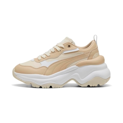 PUMA 彪馬 女休閒鞋-白/奶茶色 Cilia Wedge-39391512