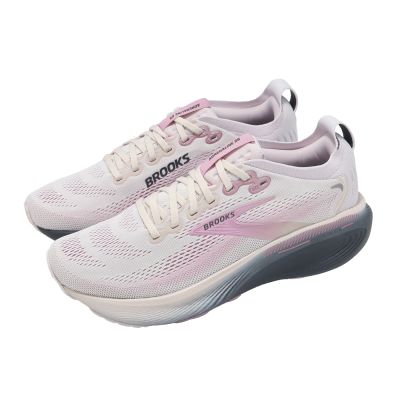 Brooks 慢跑鞋 Adrenaline GTS 25 女鞋 灰 粉紅 緩震 支撐 運動鞋 1204431B693