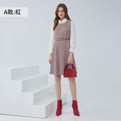 【獨家時時樂】ILEY伊蕾 秋冬流行格紋洋裝-毛呢/小香/千鳥格(多款任選)