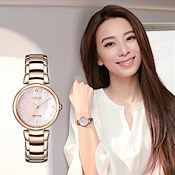 CITIZEN 星辰L系列廣告款光動能海浪女錶父親節送禮推薦EM0853-81Y | L 