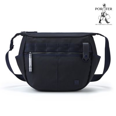 PORTER INTERNATIONAL - 自信經典NEW HEAT斜背包 - 深藍