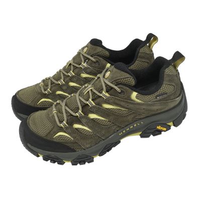 Merrell 登山鞋 Moab 3 GTX 男鞋 綠 防水 戶外 黃金大底 ML00005397