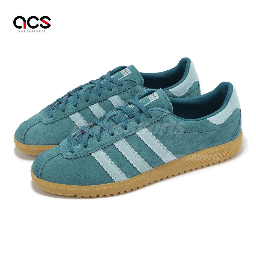 adidas 休閒鞋 BRMD 男鞋 綠 藍 復古 麂皮 膠底 愛迪達 JH5458