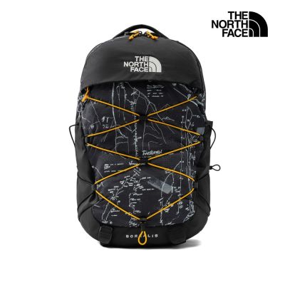 【The North Face 官方旗艦】北面男女款深灰色DWR防潑水大容量休閒後背包｜52SEMV3 筆電包/登山包
