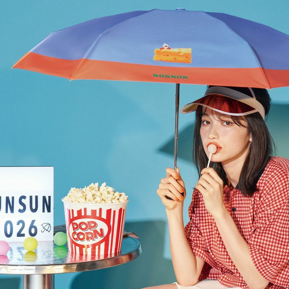 Wpc.聯名PUPPET SUNSUN迷你便攜手動遮光降溫傘-多色