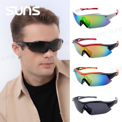 【SUNS】Polarized運動墨鏡 頂規偏光鏡片 REVO電鍍輕質量 抗UV400防眩光防撞擊 S803
