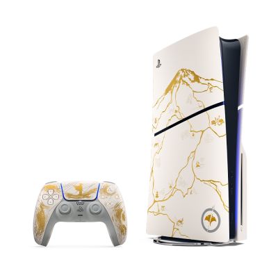 《羊蹄山戰鬼》黃金限量版PS5 Slim光碟主機同捆組