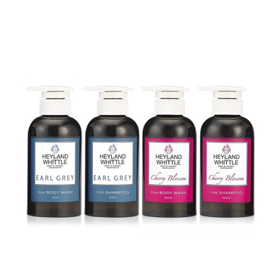 H&W 經典香氛沐浴保養洗潤髮正裝瓶 (300mL+300mL)★買1送1★