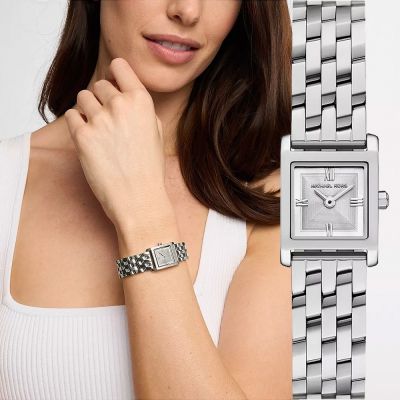 Michael Kors MK Georgie 典雅方型女錶 寵愛媽媽 送禮推薦-19mm MK4933