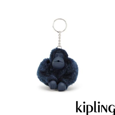 Kipling 碧海深藍小猴子吊飾-MONKEYCLIP M