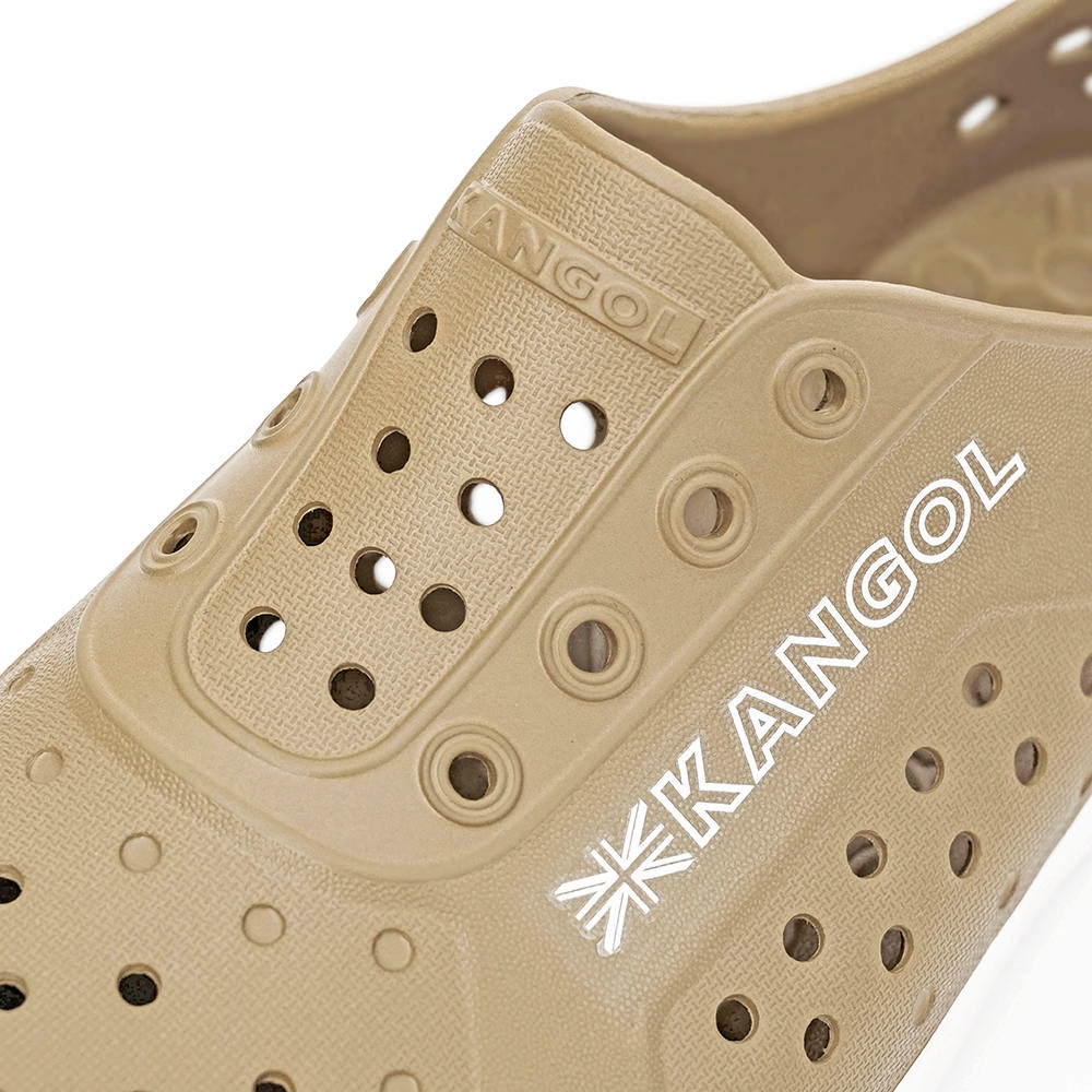 KANGOL 男女休閒洞洞鞋-卡其色-6225167132 | 慢跑鞋| Yahoo購物中心