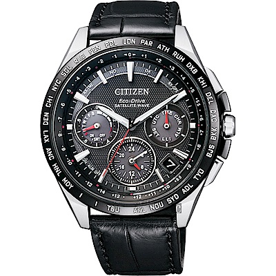 CITIZEN Eco-Drive 鈦 光動能GPS衛星對時錶 開學換新季 送禮推薦-黑/43mm CC9015-03E