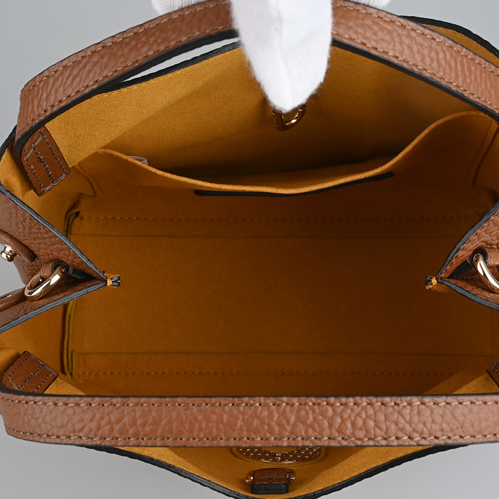 Furla PRIMULA系列HOBO手提斜背兩用包(MINI/白蘭地褐) | 歐系精品包