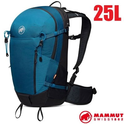 瑞士 MAMMUT 長毛象 Lithium 25 男輕量登山健行攀登背包25L 藍寶石