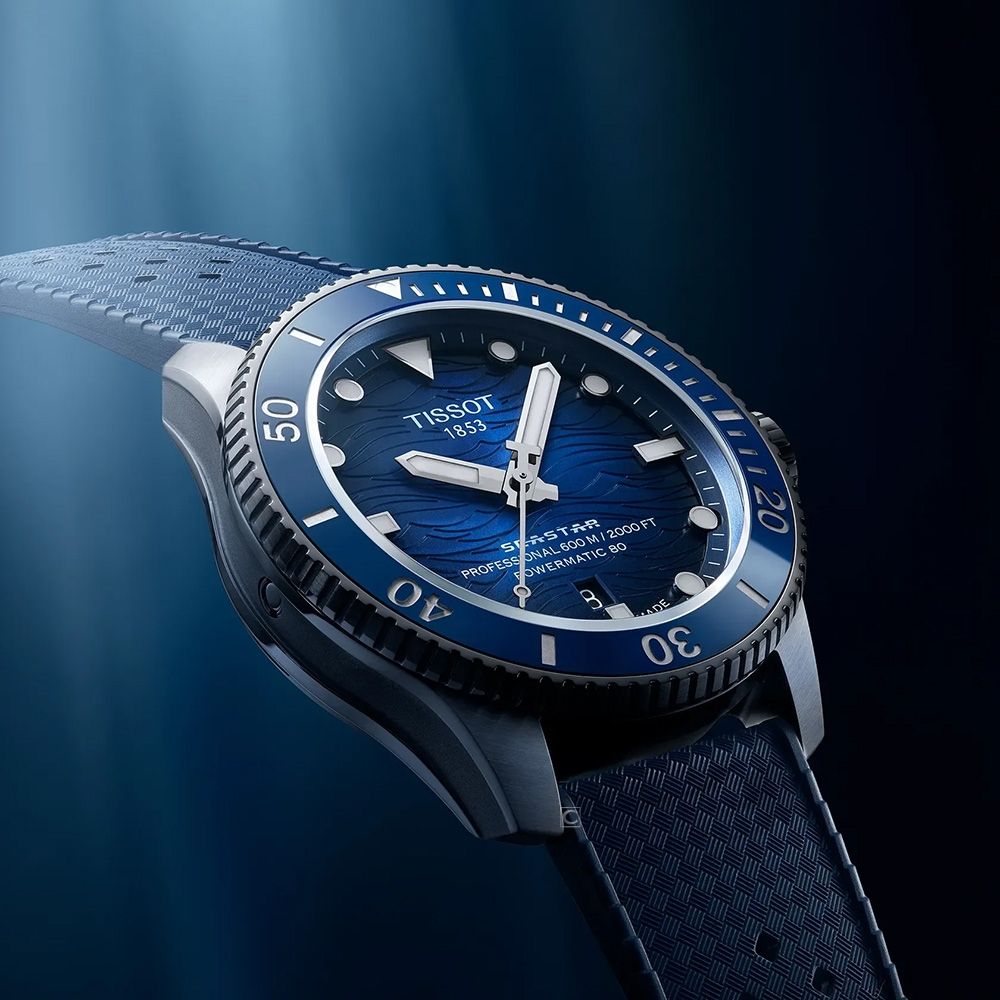 TISSOT 天梭 官方授權 Seastar  professional  海星 專業潛水機械錶 男錶 手錶-T1209071704100